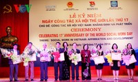 Mít tinh kỷ niệm Ngày Công tác xã hội thế giới lần thứ 17 tại Hà Nội