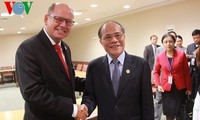 Chủ tịch Quốc hội Nguyễn Sinh Hùng có các cuộc gặp gỡ ngoại giao quan trọng tại Mỹ