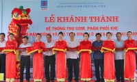 Khánh thành Hệ thống thu gom, phân phối khí mỏ tại Thái Bình