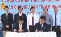 Chủ tịch nước dự lễ chuyển giao công nghệ khai thác cá ngừ đại dương cho ngư dân Bình Định