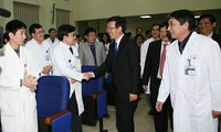 Trưởng Ban Tuyên giáo Trung ương Võ Văn Thưởng chúc mừng Bệnh viện K nhân ngày Thầy thuốc