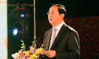 Chủ tịch nước Trần Đại Quang dự lễ khai mạc Ngày Văn hóa các dân tộc Việt Nam