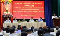 Hoạt động tiếp xúc cử tri, vận động bầu cử tại Hà Nội và thành phố Hồ Chí Minh