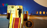 Tổng thống Hoa Kỳ Barack Obama bắt đầu chuyến thăm chính thức Việt Nam