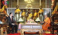 Chủ tịch nước Trần Đại Quang gặp gỡ các Đại tăng thống Campuchia