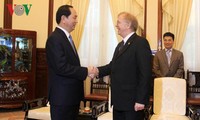 Chủ tịch nước Trần Đại Quang tiếp Đại sứ Canada chào từ biệt nhân kết thúc nhiệm kỳ