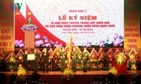 Chủ tịch nước Trần Đại Quang dự lễ kỷ 70 năm truyền thống Lực lượng vũ trang Quân khu 2