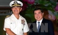 Lãnh đạo Thành phố Hồ Chí Minh tiếp Tư lệnh Bộ Chỉ huy Thái Bình Dương, Hoa Kỳ 