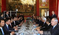 Chủ tịch nước Trần Đại Quang hội đàm với Tổng thống Italia Sergio Mattarella