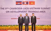 Thủ tướng Campuchia, Lào, Việt Nam họp báo công bố kết quả Hội nghị cấp cao CLV - 9