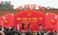 Tưng bừng các hoạt động kỷ niệm Ngày thơ Việt Nam lần thứ 15 