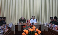 Đoàn Cục Phát triển Quân đội Hoàng gia Campuchia thăm và làm việc tại tỉnh Hậu Giang