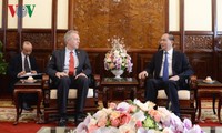 Chủ tịch nước Trần Đại Quang tiếp Đại sứ Hoa Kỳ Ted Osius chào từ biệt