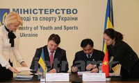 Việt Nam và Ukraine ký thỏa thuận hợp tác trong lĩnh vực thể dục và thể thao 