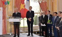 Điện cảm ơn của Tổng Bí thư Nguyễn Phú Trọng gửi Tổng thống Pháp Emmanuel Macron
