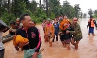 Tiếp tục công tác hỗ trợ nhân dân Lào khắc phục sự cố vỡ đập thủy điện 