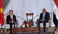 Chủ tịch nước Trần Đại Quang hội kiến với Chủ tịch Quốc hội Ai Cập