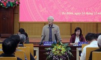 Tổng Bí thư, Chủ tịch nước Nguyễn Phú Trọng tiếp xúc cử tri Thủ đô Hà Nội