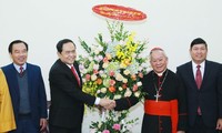 Chủ tịch MTTQ Việt Nam Trần Thanh Mẫn chúc mừng Lễ giáng sinh năm 2018