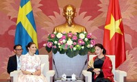 Chủ tịch Quốc hội Nguyễn Thị Kim Ngân tiếp Công chúa kế vị Thụy Điển Victoria Ingrid Alice Desiree