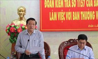 Đoàn kiểm tra của Ban Bí thư kiểm tra kết quả thực hiện nghị quyết Trung ương 4 khóa XII tại tỉnh Đắk Lăk