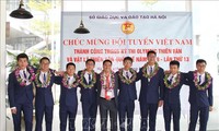 Lễ đón mừng đội tuyển Việt Nam đạt thành tích cao tại Kỳ thi Olympic quốc tế Thiên văn học và Vật lý thiên văn (IOAA) 20