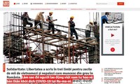 Báo Romania đăng bài viết bằng tiếng Việt giúp lao động Việt Nam phòng tránh dịch COVID-19