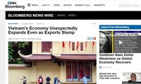 Bloomberg: Kinh tế Việt Nam tăng trưởng vượt ngoài dự báo bất chấp dịch COVID-19