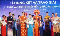 Trao giải Cuộc vận động thiết kế “Tự hào áo dài Việt Nam”