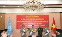 Thêm ba sĩ quan Quân đội nhân dân Việt Nam đi làm nhiệm vụ gìn giữ hòa bình Liên hợp quốc
