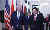 Hội đàm giữa Phó Thủ tướng, Bộ trưởng Ngoại giao Phạm Bình Minh và Cố vấn An ninh quốc gia Hoa Kỳ Robert O’Brien