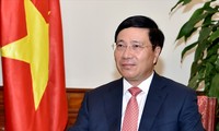 Phó Thủ tướng, Bộ trưởng Ngoại giao Phạm Bình Minh dự Hội nghị hẹp Bộ trưởng Ngoại giao ASEAN theo hình thức trực tuyến