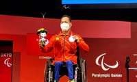 Vận động viên Lê Văn Công giành huy chương bạc Paralympic Tokyo 2020