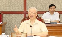 Tổng Bí thư Nguyễn Phú Trọng chủ trì họp Ban Bí thư  kỷ luật tổ chức đảng và cán bộ 