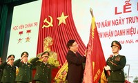 Học viện Chính trị, Bộ Quốc phòng, đón nhận Danh hiệu Anh hùng Lực lượng vũ trang nhân dân thời kỳ đổi mới
