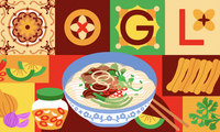 Tôn vinh phở Việt Nam trên Google tại 20 quốc gia 