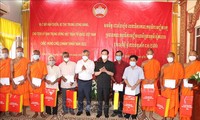 Lãnh đạo MTTQ Việt Nam, Ban Dân vận Trung ương chúc Tết Chôl Chnăm Thmây tại một số địa phương