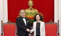 Trưởng Ban Tổ chức Trung ương Trương Thị Mai tiếp Đại sứ Nhật Bản tại Việt Nam