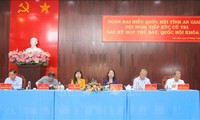 Phó Chủ tịch nước Võ Thị Ánh Xuân tiếp xúc cử tri tại tỉnh An Giang