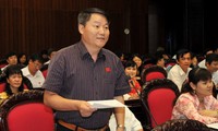 Rombongan pengawas Komisi urusan Sosial MN Vietnam melakukan temu kerja dengan propinsi Bac Giang