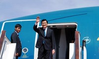 Presiden Vietnam Truong Tan Sang mengakhiri kunjungan kenegaraan di Republik Rakyat Tiongkok