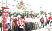 Perkemahan relawan kaum pemuda Lembaga Palang Merah seluruh negeri berakhir