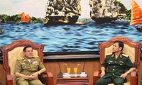 Melakukan patroli mempertahankan situasi keamanan dan politik kawasan perbatasan Vietnam - Laos