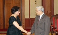 Sekjen Vietnam Nguyen Phu Trong melakukan kunjungan kenegaraan di Republik India