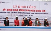 Propinsi Thanh Hoa membangun proyek hydrolistrik Trung Son