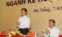 PM Vietnam Nguyen Tan Dung menghadiri Konferensi Nasional instansi Perencanaan dan Investasi