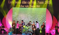 Festival lagu rakyat Vietnam ke- 6 kawasan Nam Bo berakhir