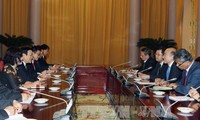 Presiden Truong Tan Sang menerima Mitsihiro Furusawa Wakil Dirjen IMF