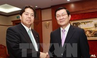 Presiden Truong Tan Sang menerima Menteri Pertanian-Kehutanan dan Perikanan Jepang
