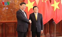 Vietnam memperkuat dan memperkokoh hubungan kemitraan kerjasama strategis komprehensif dengan Tiongkok